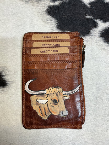 Hand Painted Card Wallets