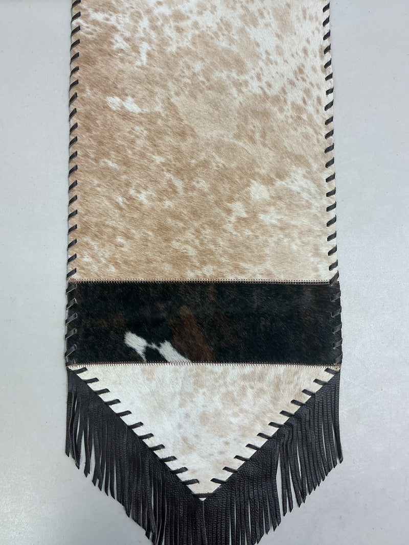 Cowhide Table Runner 14" x 4 1/2'