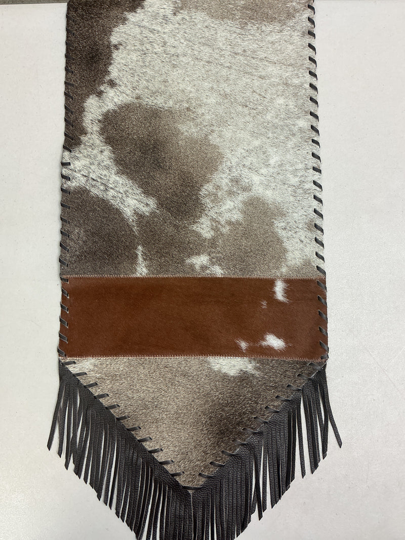 Cowhide Table Runner 14" x 4 1/2'