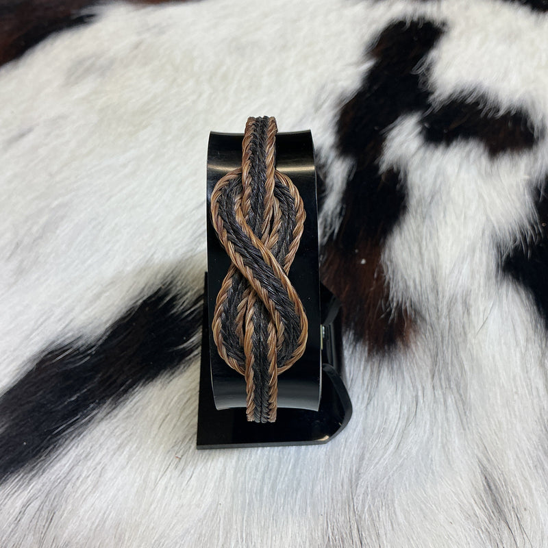 Braided Horsehair Bracelet w/Figure 8