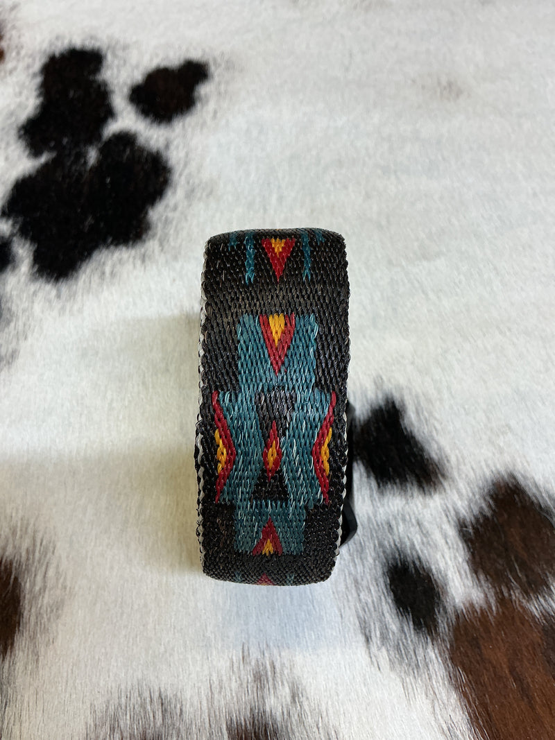 Hitched Horsehair Cuff Bracelet