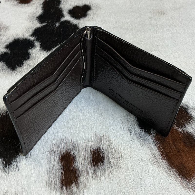 Bi-Fold Floral w/Cowhide Wallet