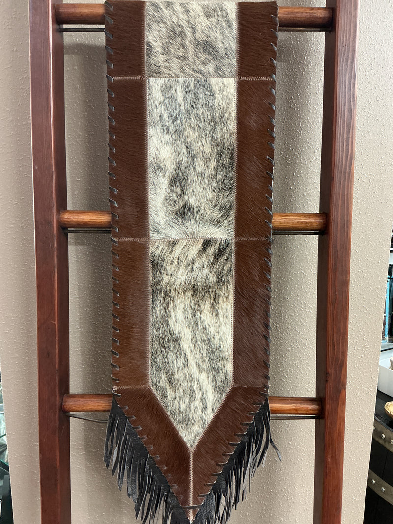 Cowhide Table Runner 10" x 6'
