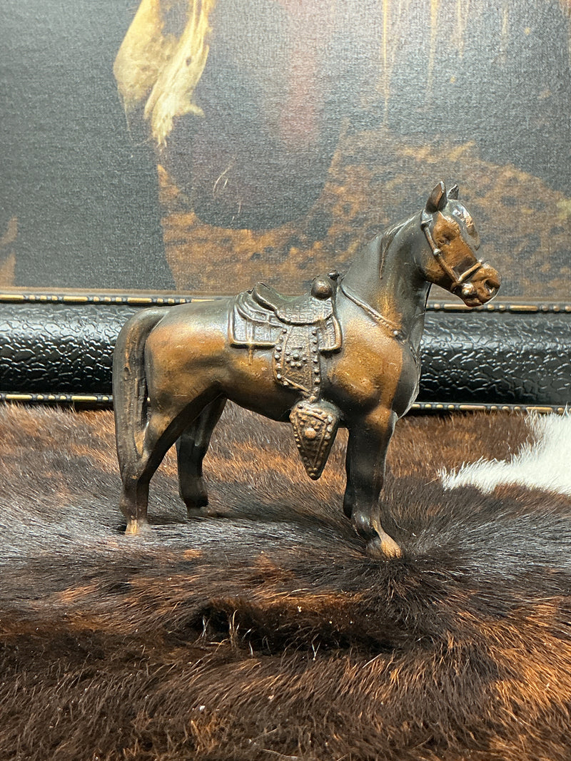 Vintage Metal Coppertone Horse