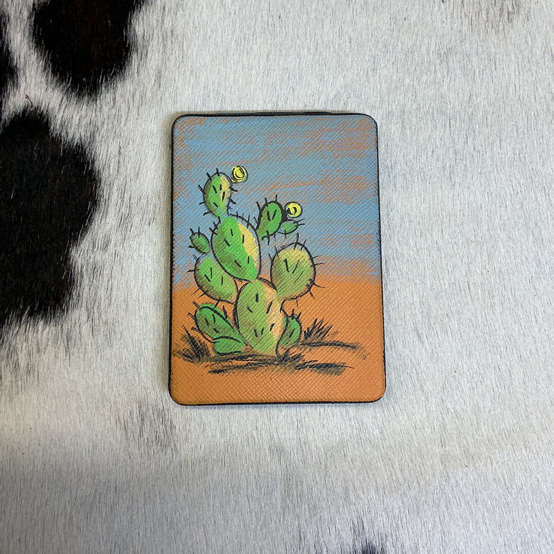 Hand Painted Compact Mirror