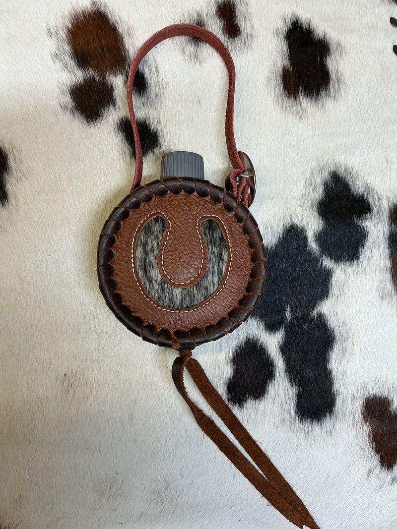 Leather Covered Mini Canteen