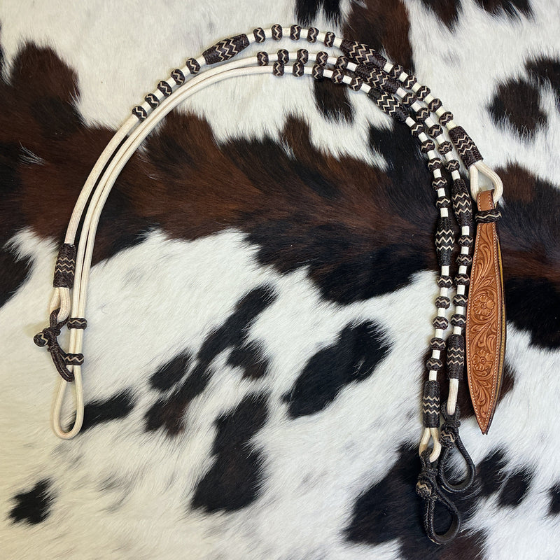 Braided Nylon Oklahoma Reins & Romal