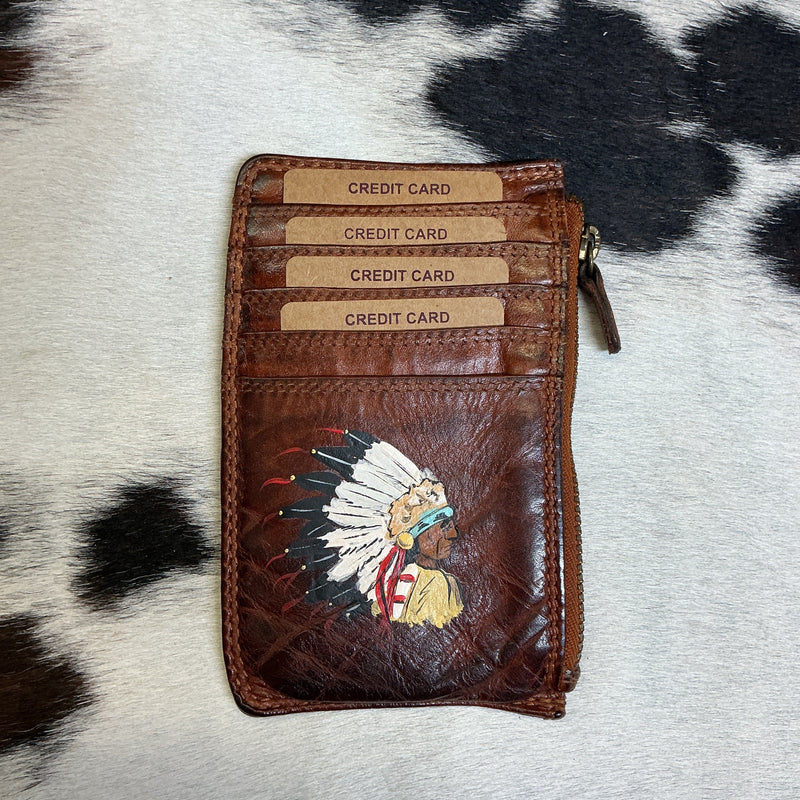 Hand Painted Card Wallets