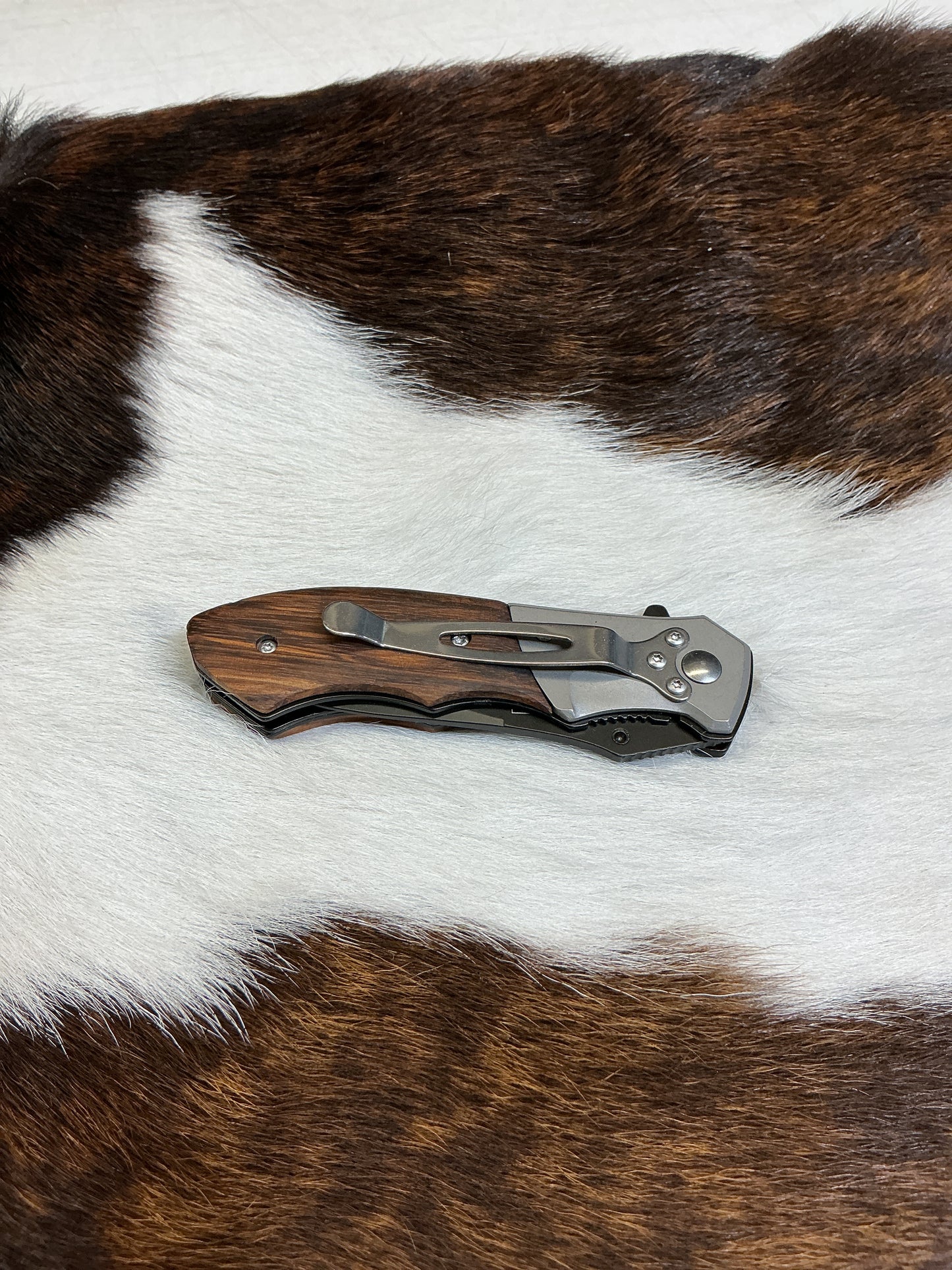 Single Blade Folding Knife - B/B Wood Handle