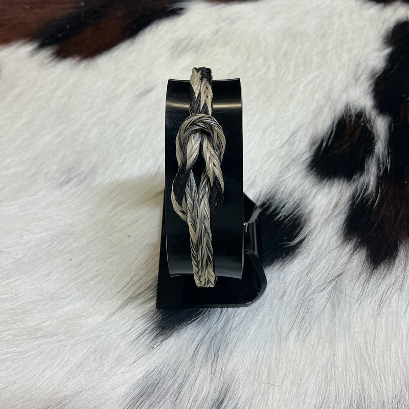 Braided Horsehair Bracelet w/Figure 8