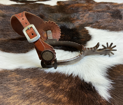 Brand New Chuck Erwin Spurs & Straps