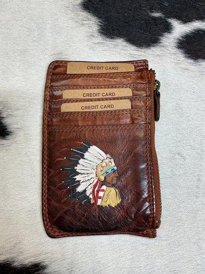 Hand Painted Card Wallets