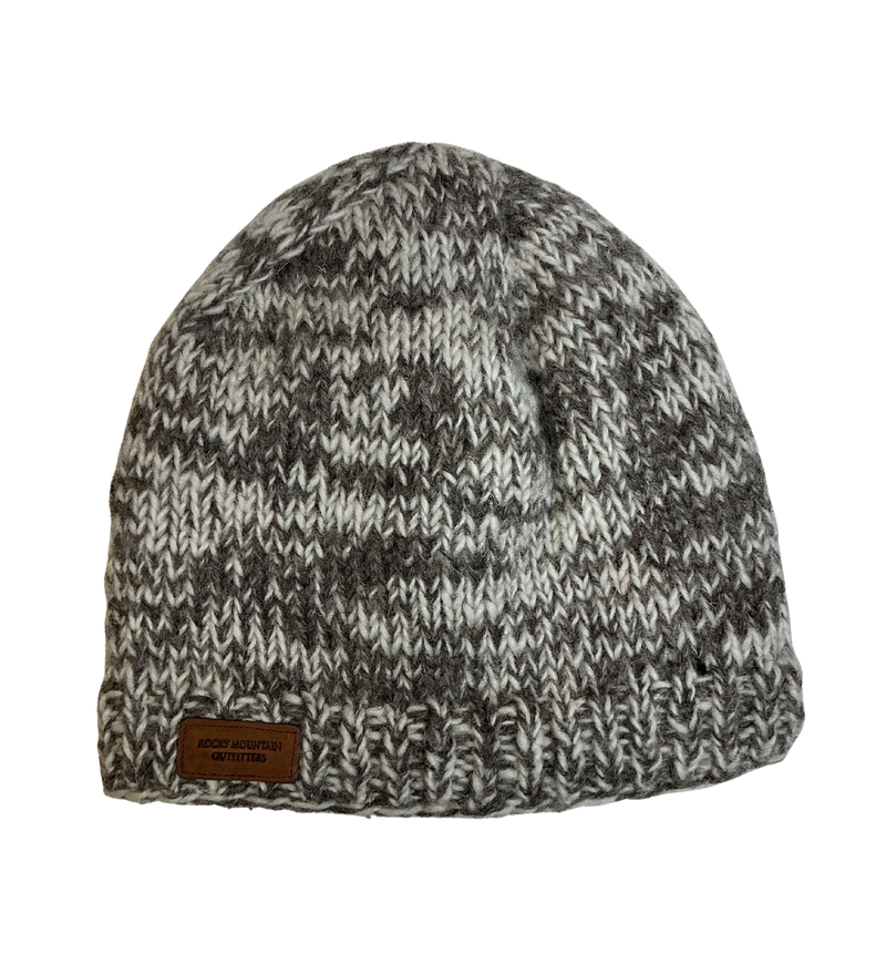 Beanie - Fitted Brown/White