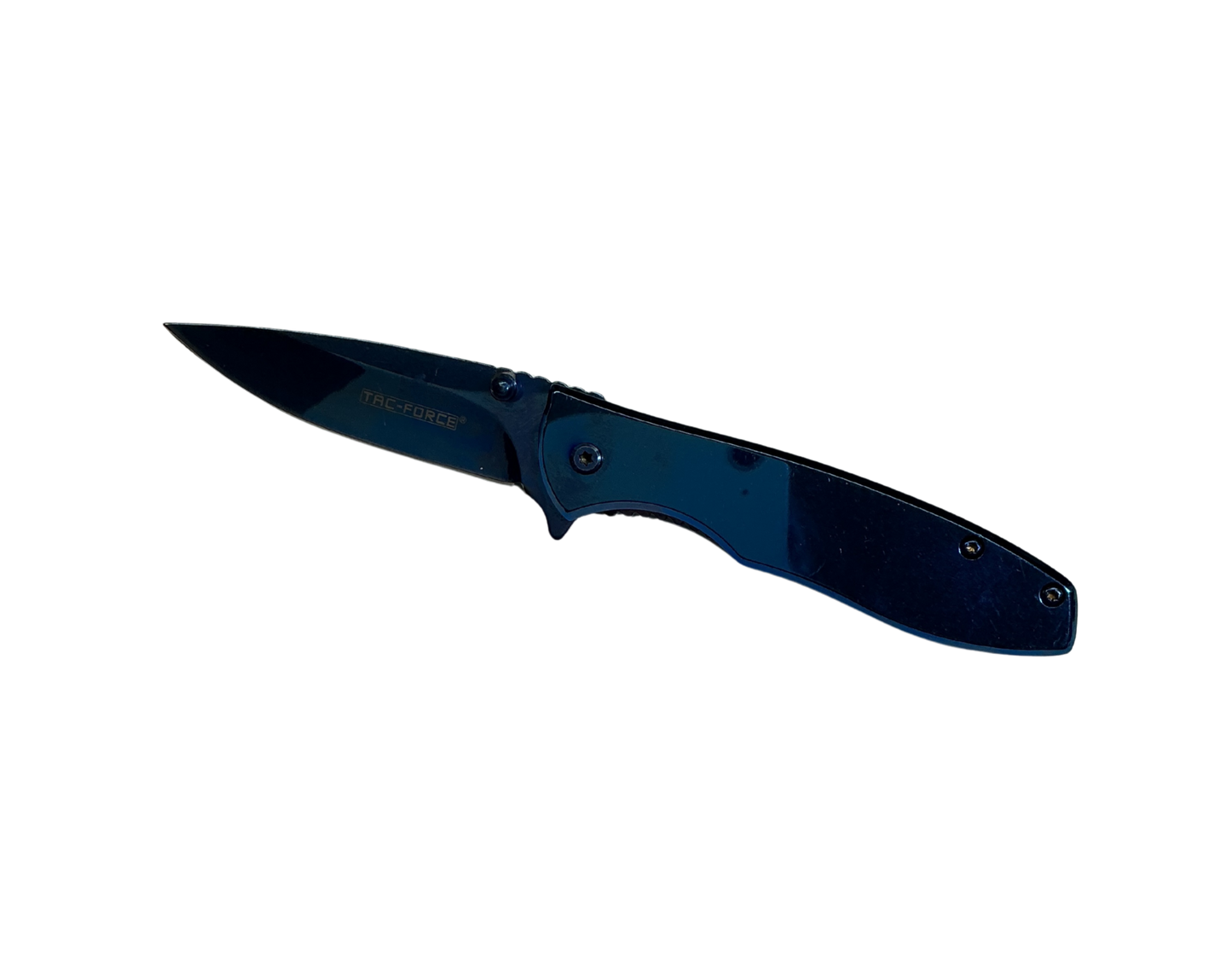 Metallic Single Blade Folding Knife
