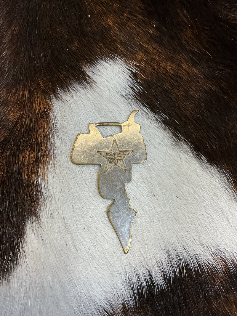 Vintage Saddle Fob by H.W. Starr