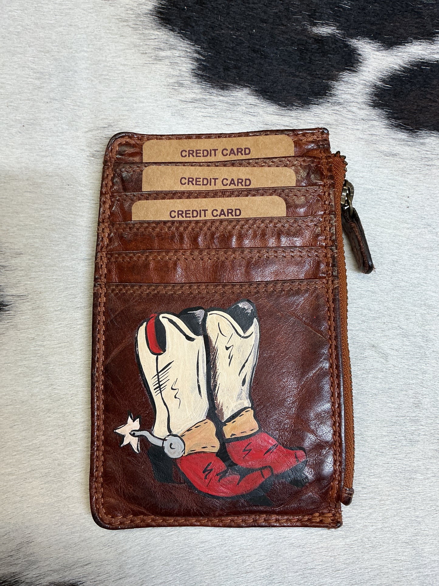 Hand Painted Card Wallets