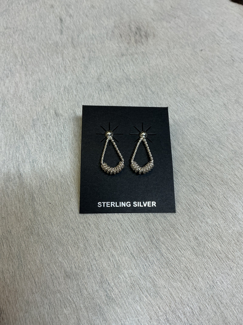 Sterling Silver Bosal Earrings