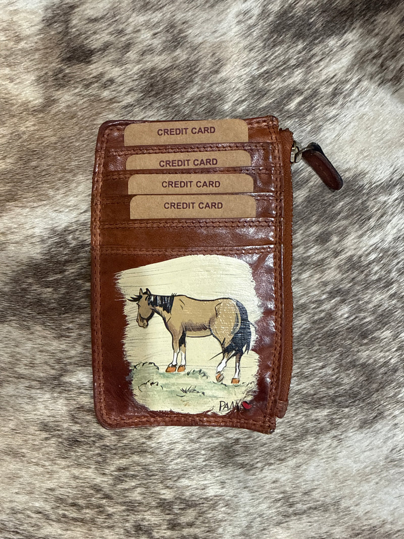 Hand Painted Card Wallets