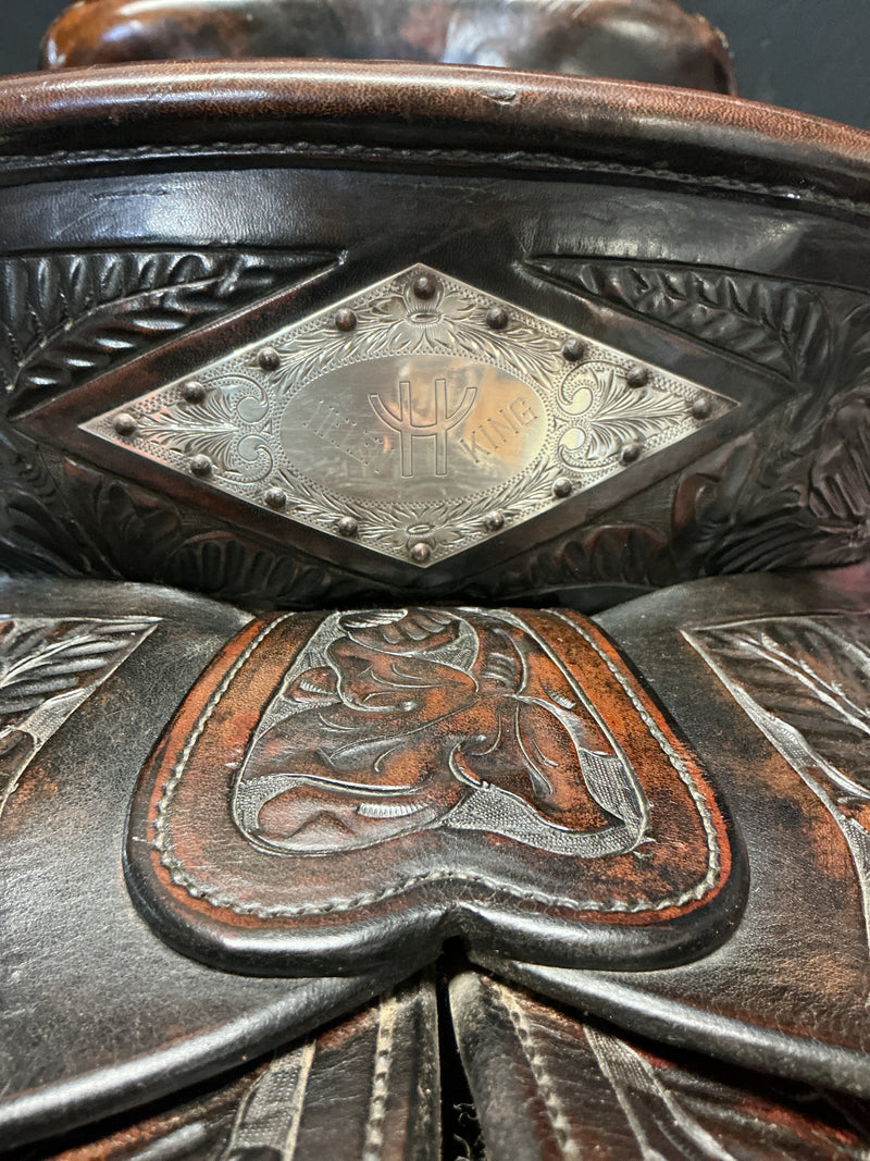 Keystone Bros. 13 1/2" Show Saddle w/Silver
