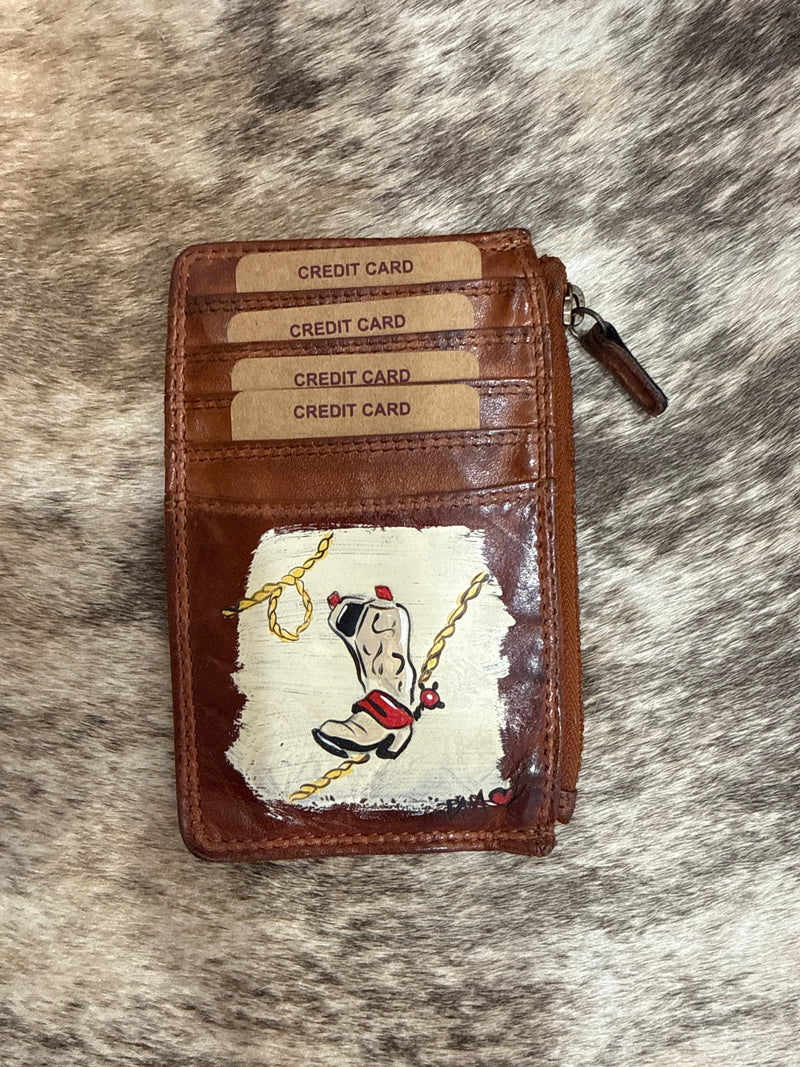 Hand Painted Card Wallets