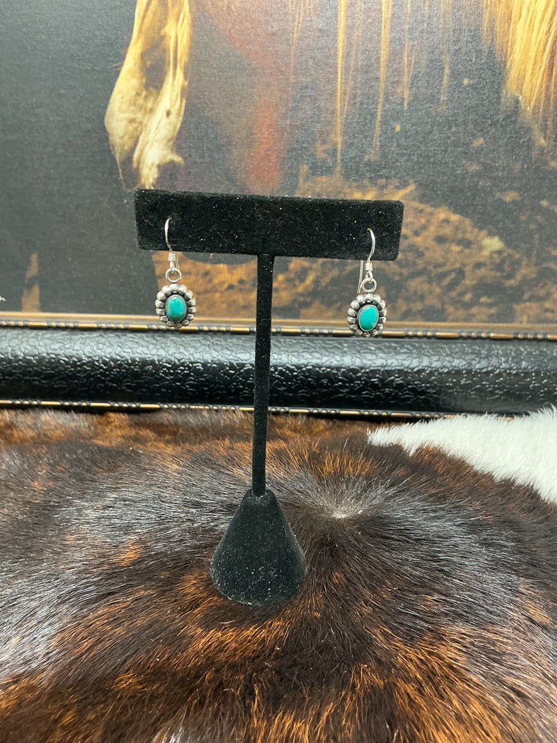 Sterling Silver & Turquoise Earrings