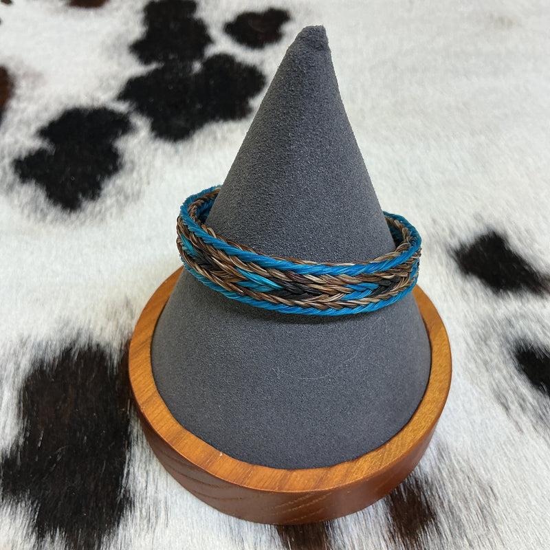 Flat Braided Horsehair Bracelet