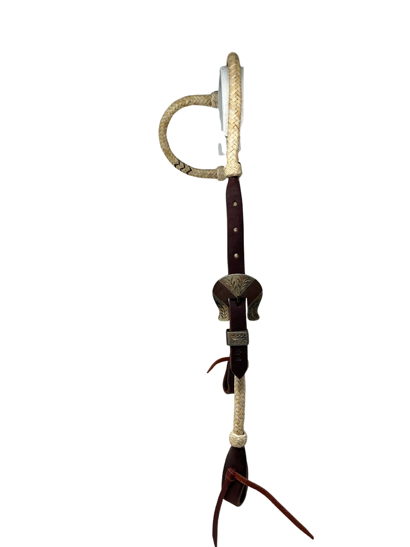 Single Ear Rawhide & Leather Headstall