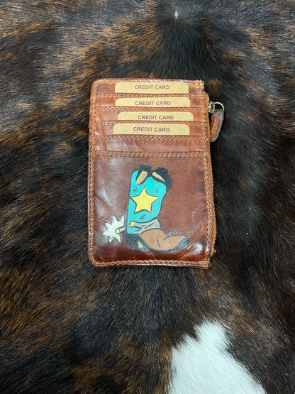 Hand Painted Card Wallets