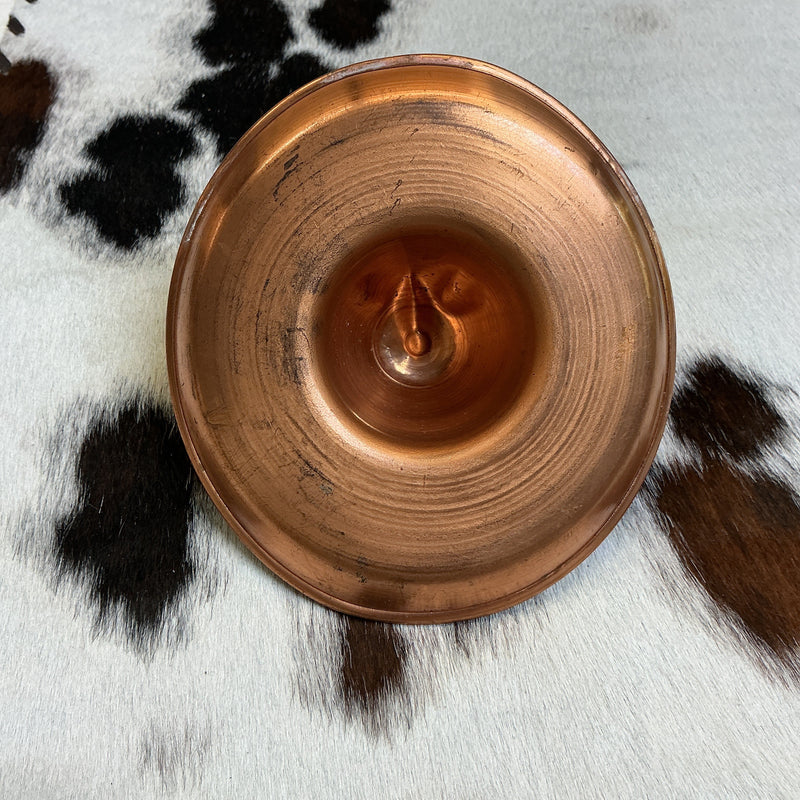 Vintage Copper Cowboy Hat Ashtray