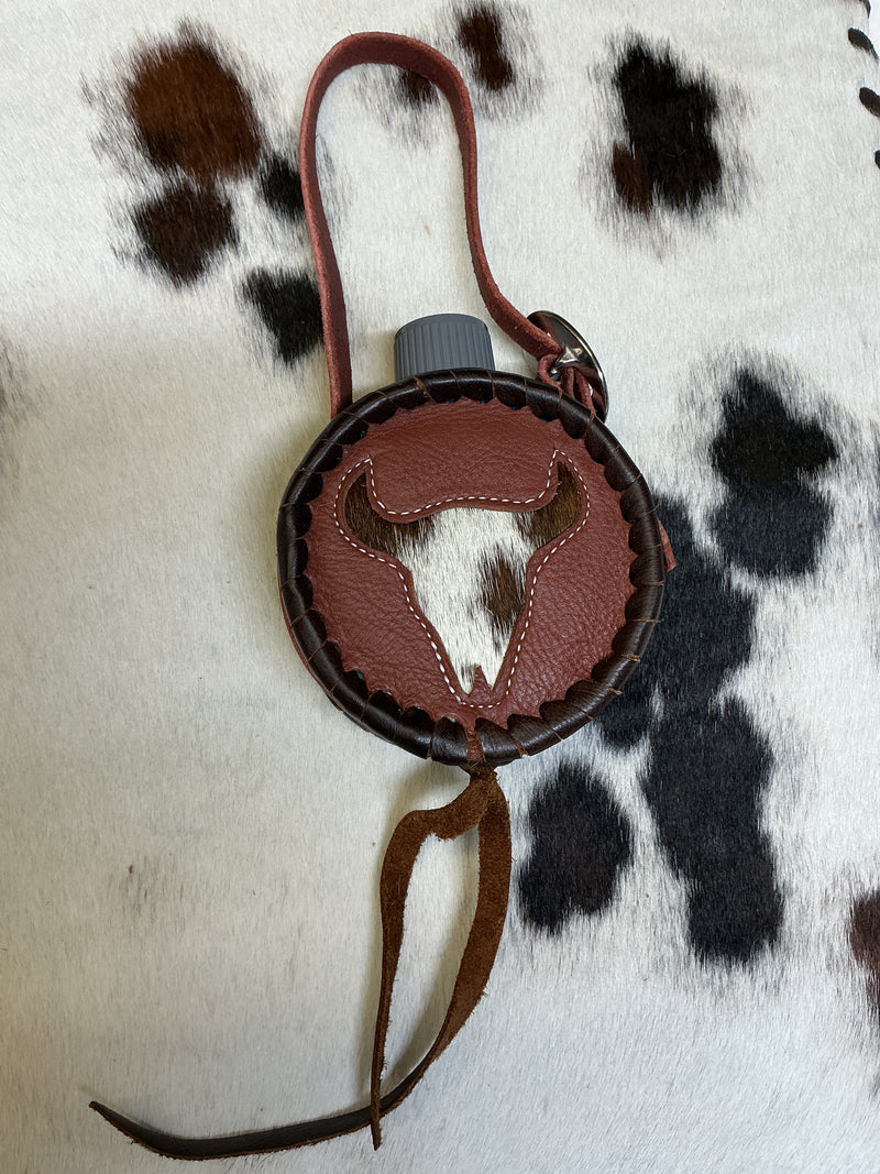 Leather Covered Mini Canteen