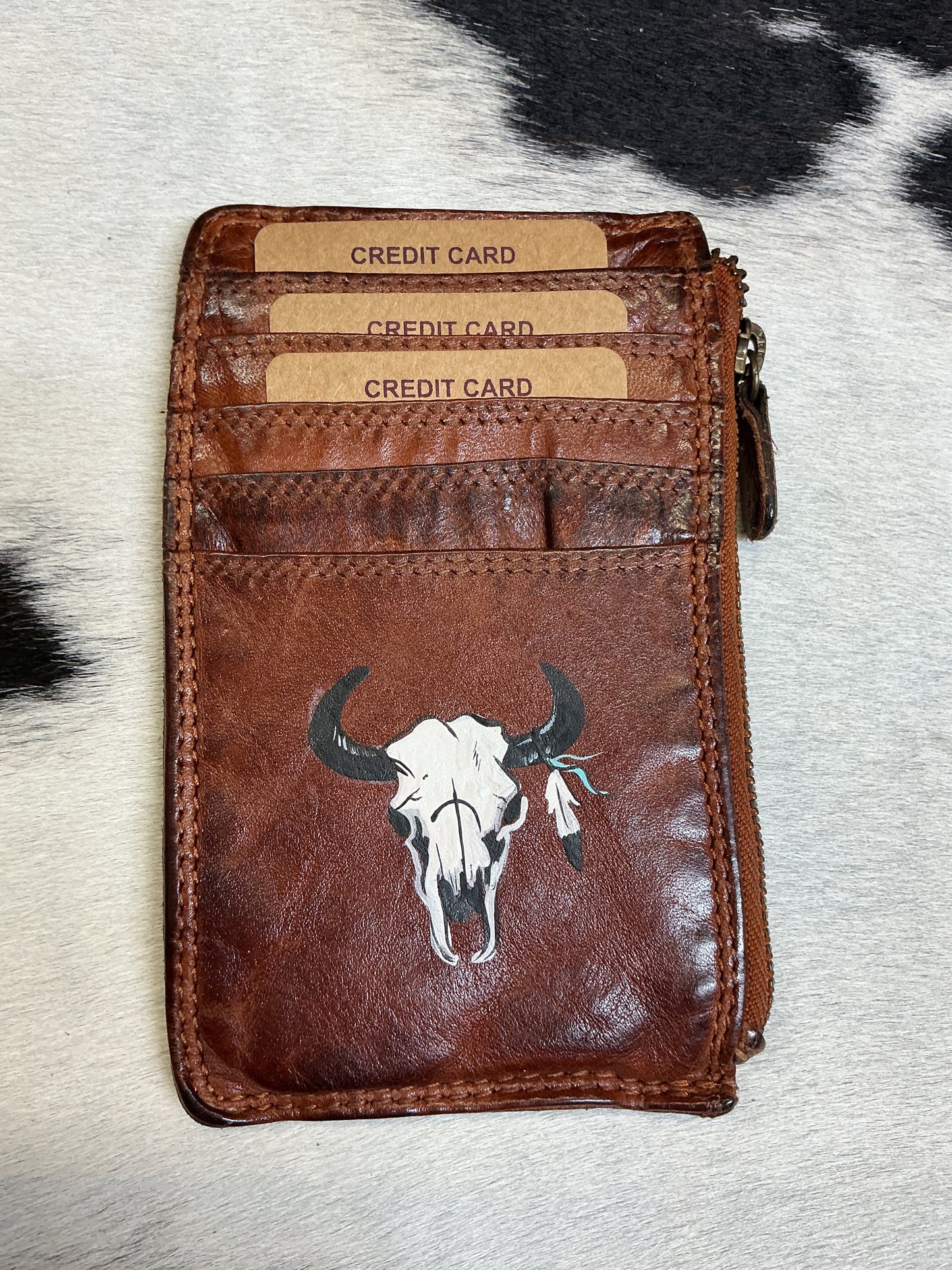 Hand Painted Card Wallets