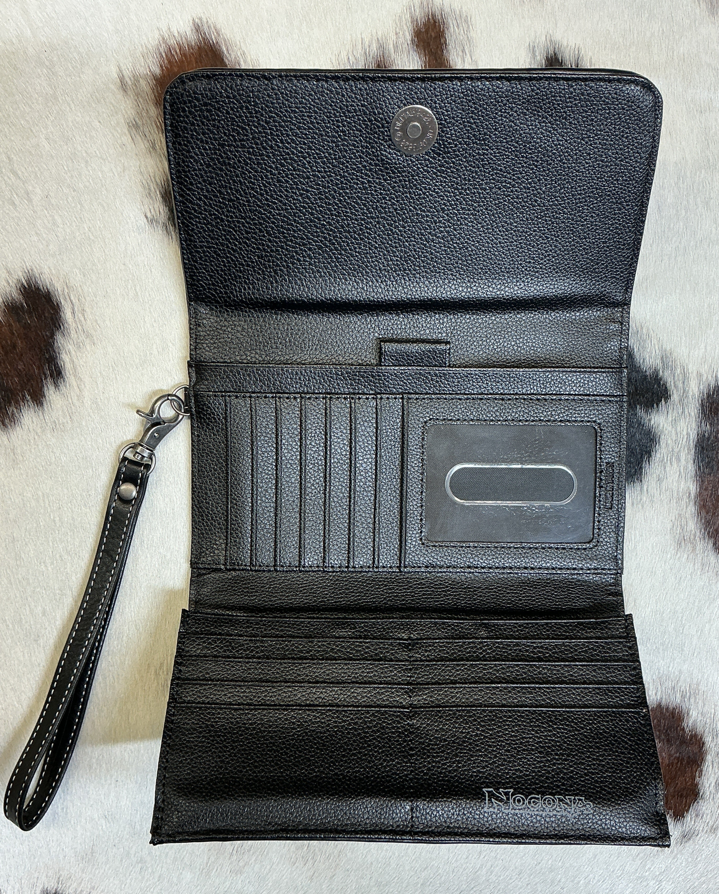 Ladies Clutch Wallet w/Tapestry Cover