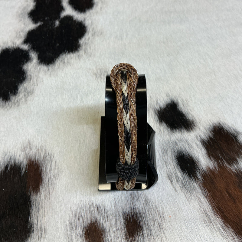 Adjustable Braided Horsehair Bracelet