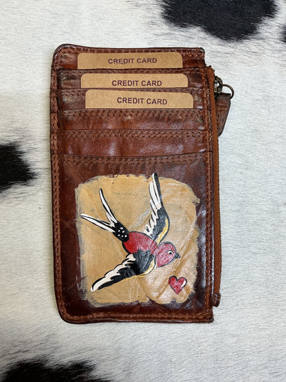 Hand Painted Card Wallets