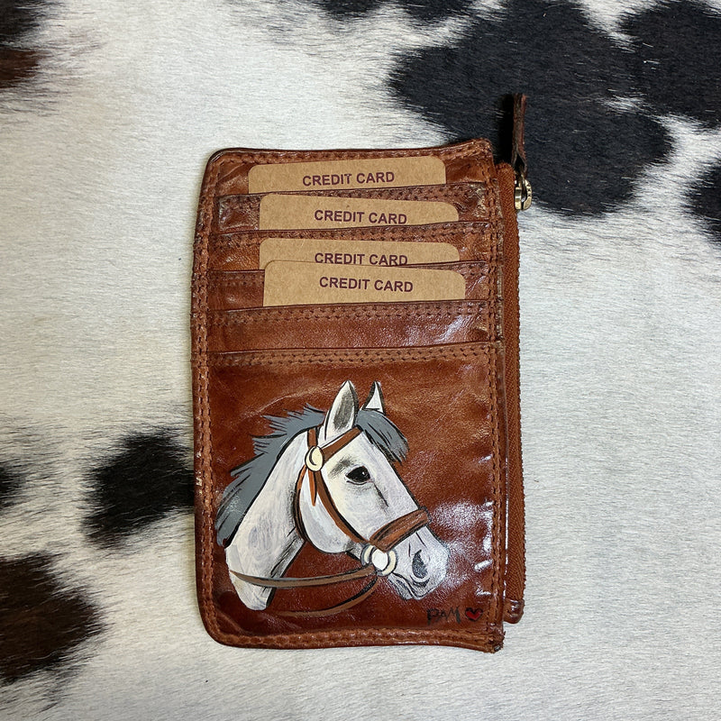 Hand Painted Card Wallets