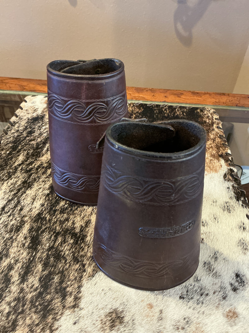 Vintage Leather Cuffs