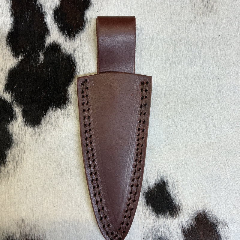 Vertical Leather Knife Sheath