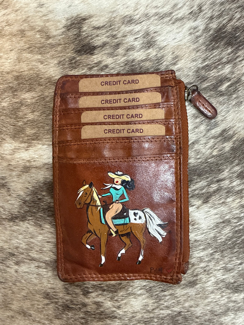 Hand Painted Card Wallets