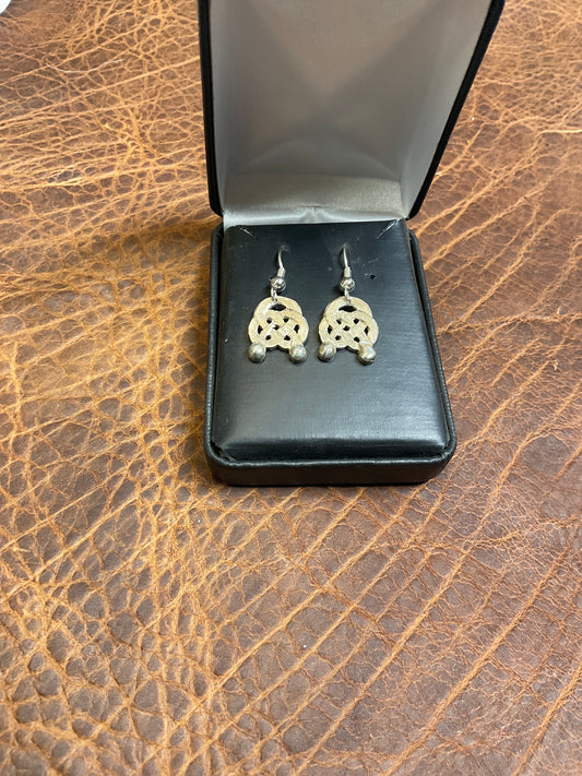 Sterling Silver Alamar Knot Earrings