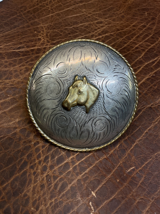 Vintage Horn Cap w/Horse Head