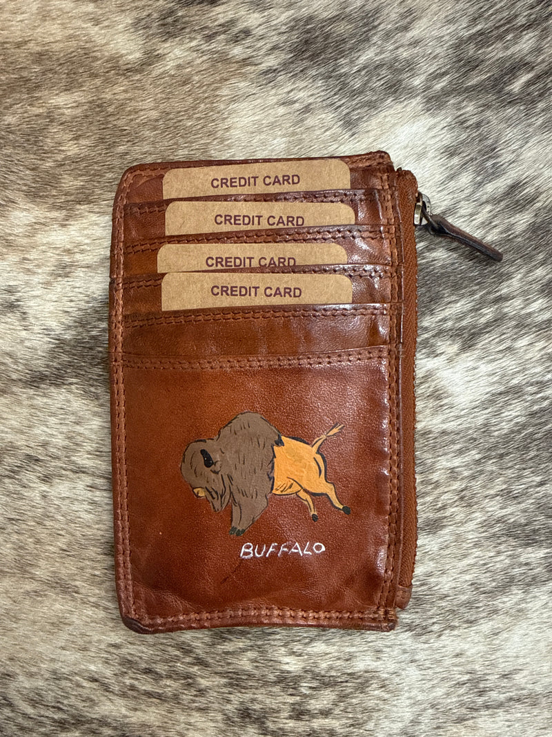 Hand Painted Card Wallets
