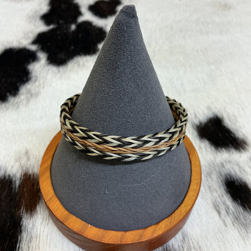 Flat Braided Horsehair Bracelet