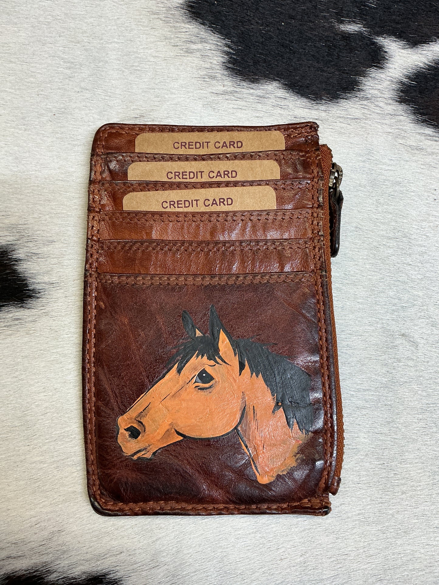 Hand Painted Card Wallets