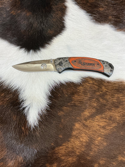 Single Blade Folding Knife - B/B Wooden Handle