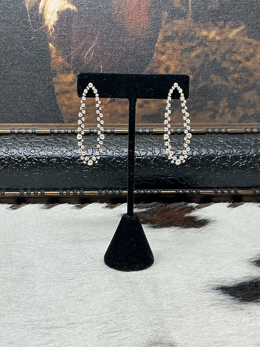 Oval Bubble Detail Earrings