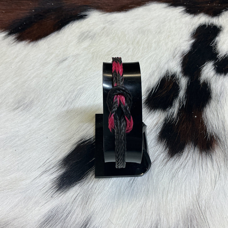 Braided Horsehair Bracelet w/Figure 8