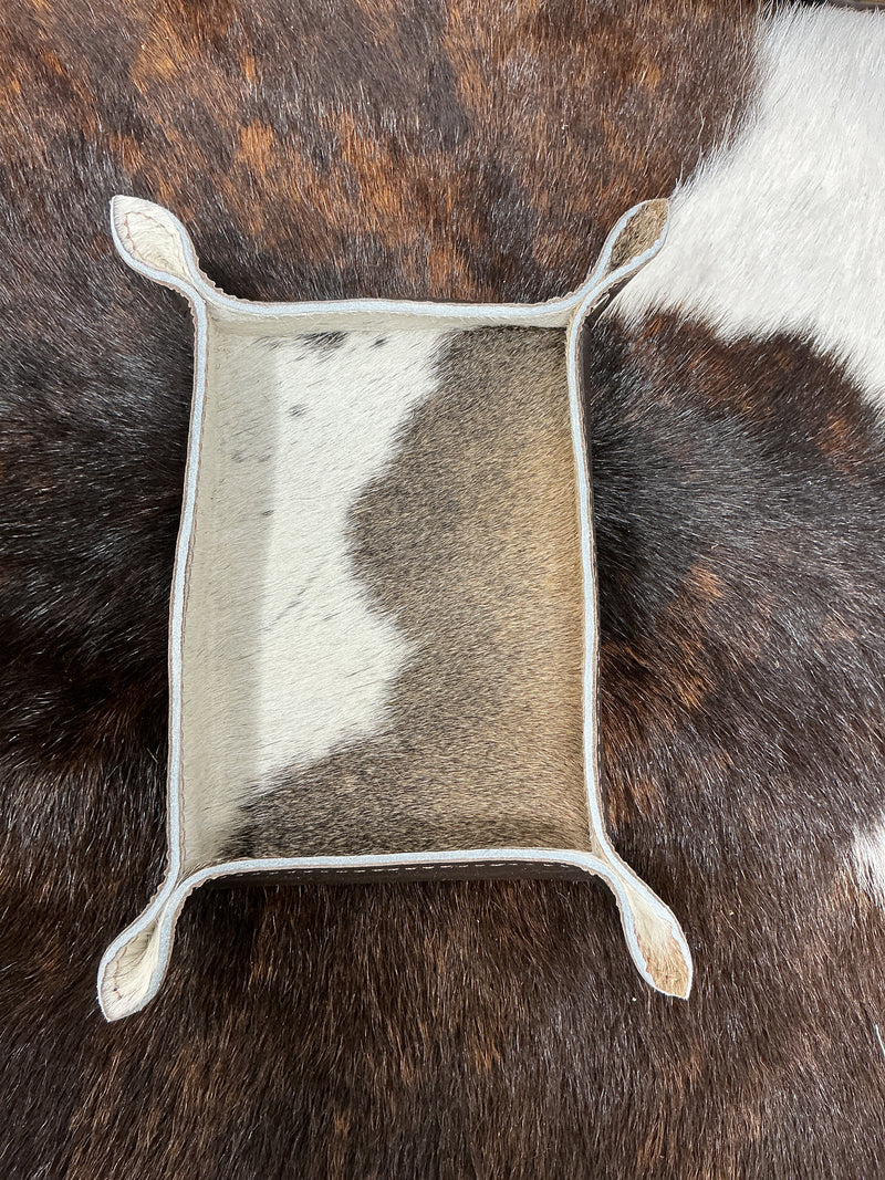Small Cowhide Tray