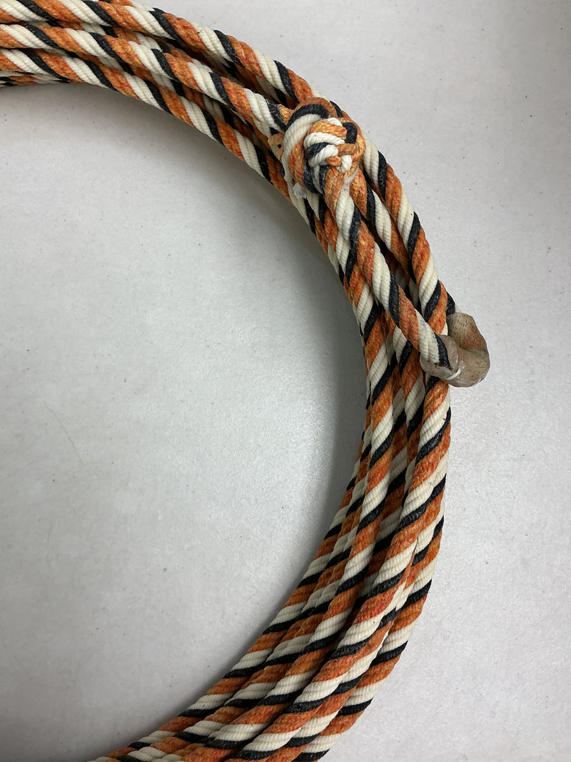 5/16" 60' Waxed Cotton - Yellow, Black & White