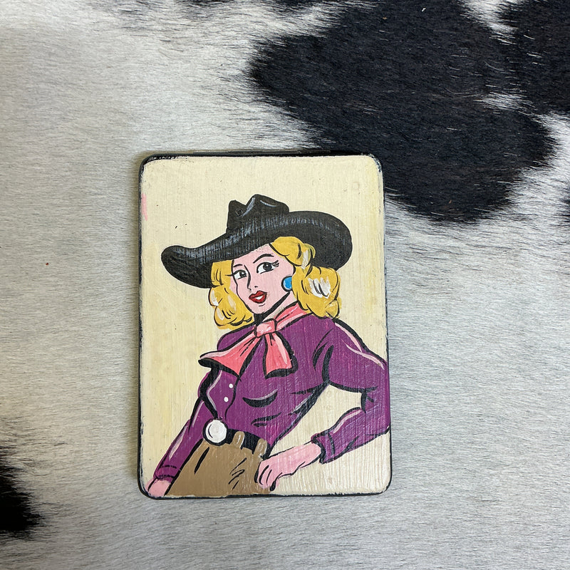 Hand Painted Compact Mirror