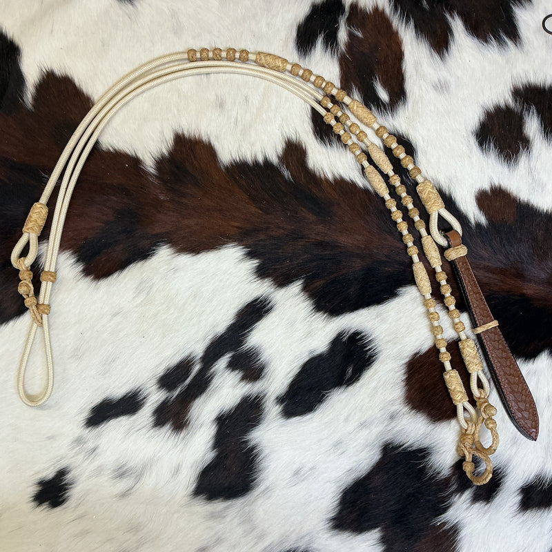 Braided Nylon Oklahoma Reins & Romal